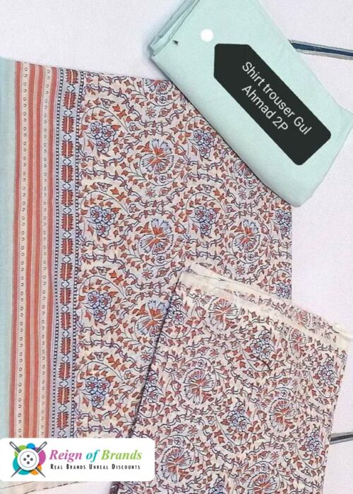 Gul Ahmad 2pc lawn shirt trouser in mix color