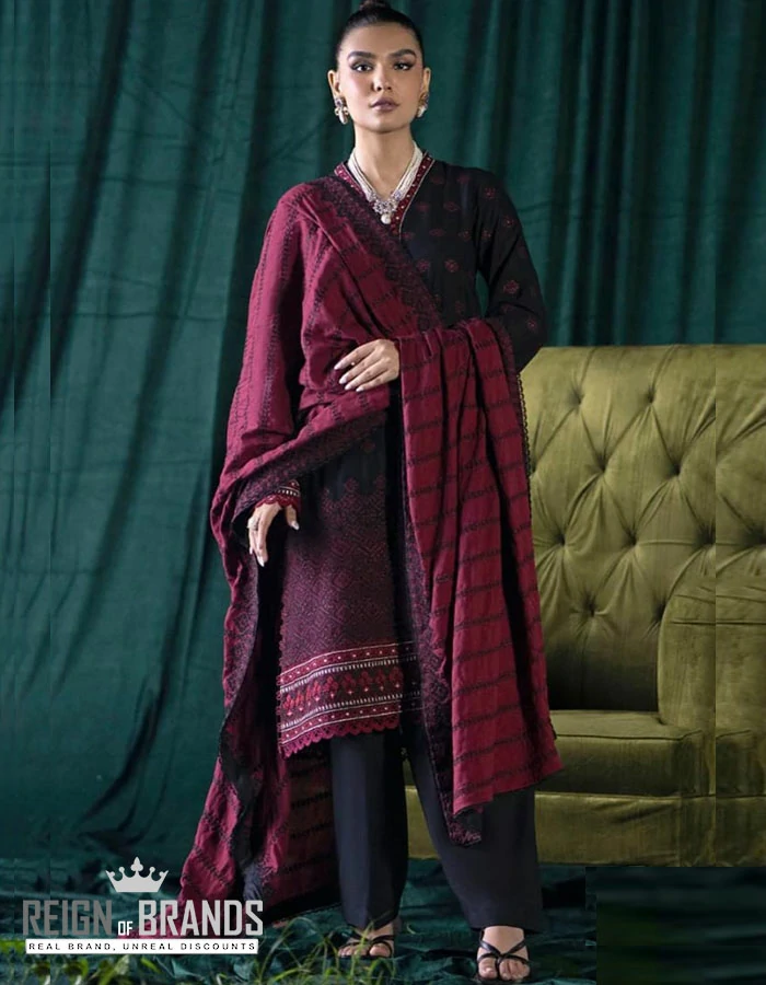 Petra Embroidered Khaddar Unstitched